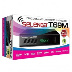 Приставка для цифрового ТВ "Т69M" Selenga  1шт.