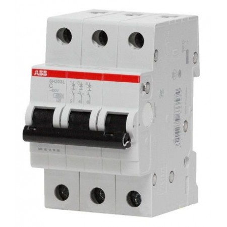 Оптом Автоматический выключатель трехполюсный SH201L 3Р 40А 4.5кА С АВВ  1/36шт.